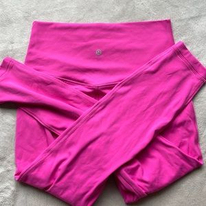Lululemon align 25” HR Sonic Pink leggings